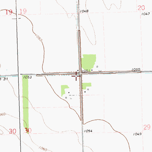 Topographic Map of School Number 42 (historical), MN