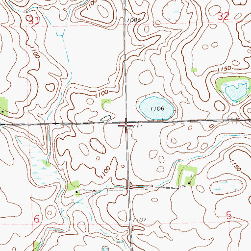 Topographic Map of School Number 21 (historical), MN