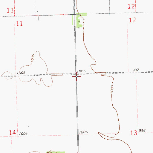 Topographic Map of School Number 27 (historical), MN