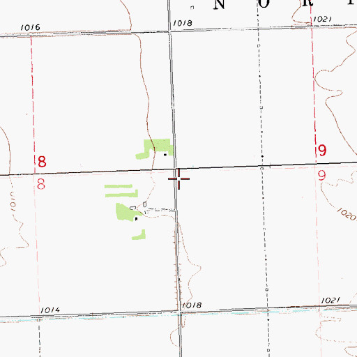 Topographic Map of School Number 27 (historical), MN