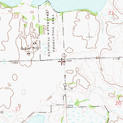 Topographic Map of School Number 21 (historical), MN