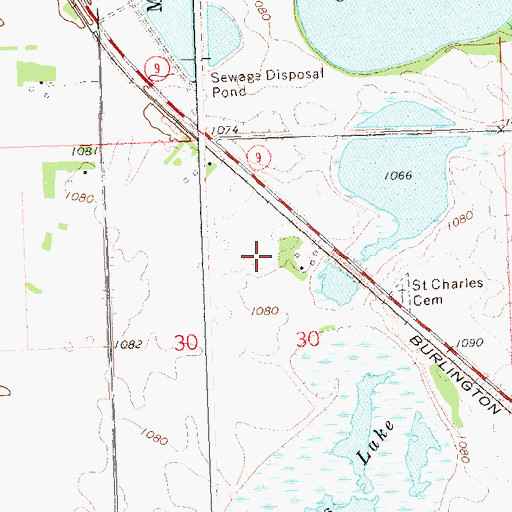Topographic Map of School Number 62 (historical), MN