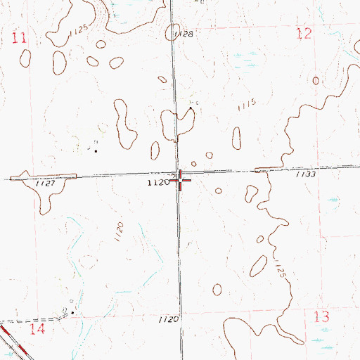 Topographic Map of School Number 56 (historical), MN