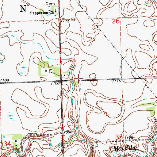 Topographic Map of School Number 25 (historical), MN