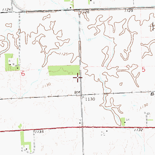 Topographic Map of School Number 55 (historical), MN