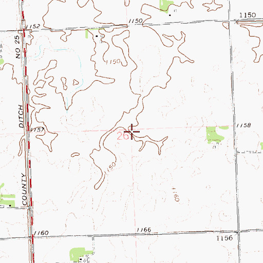 Topographic Map of School Number 57 (historical), MN
