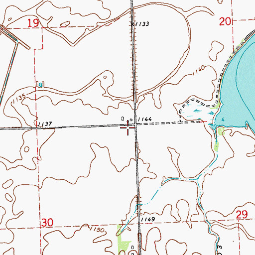 Topographic Map of School Number 18 (historical), MN