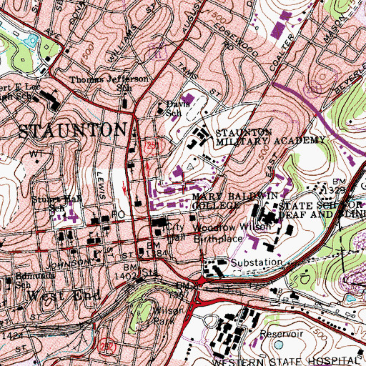 Topographic Map of Crone House, VA