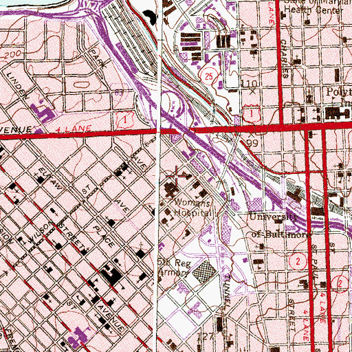 Topographic Map of Kramer House, MD