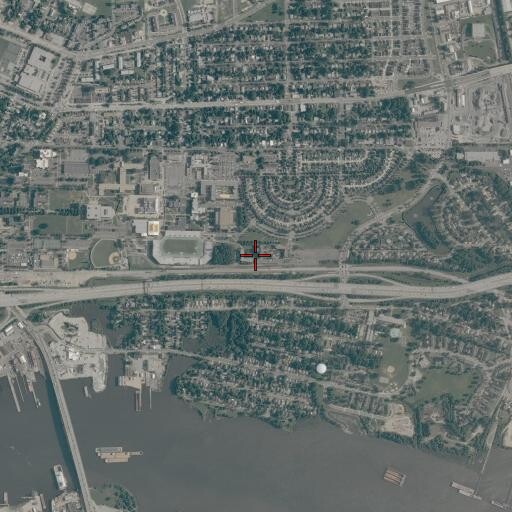 Aerial/Satellite Image of Midrise Residence Hall, VA