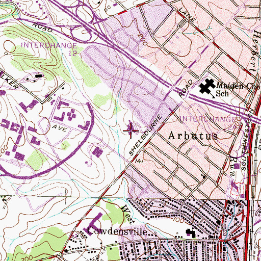 Topographic Map of Technology Research Center, MD
