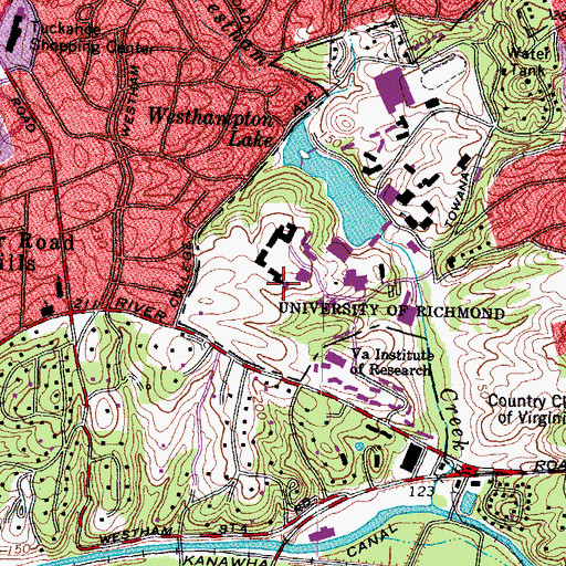 Topographic Map of Jepson Theatre, VA