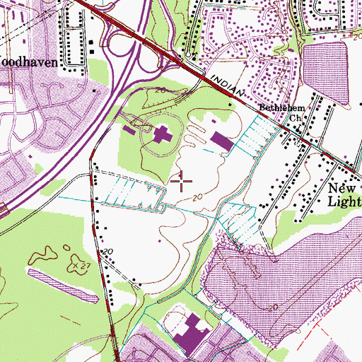 Topographic Map of Communication and Performing Arts Center, VA