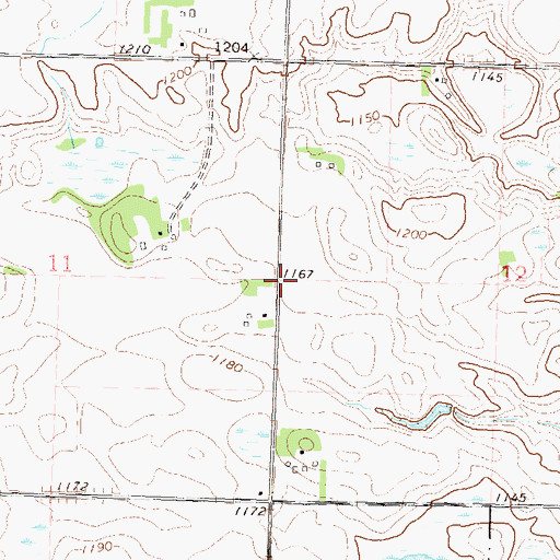 Topographic Map of School Number 33 (historical), MN