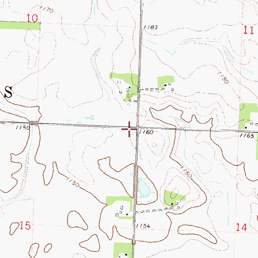 Topographic Map of School Number 4 (historical), MN