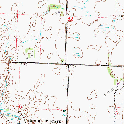 Topographic Map of School Number 60 (historical), MN