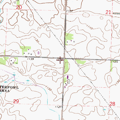 Topographic Map of School Number 12 (historical), MN