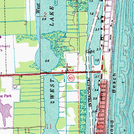 Topographic Map of Anne Kolb Nature Center, FL