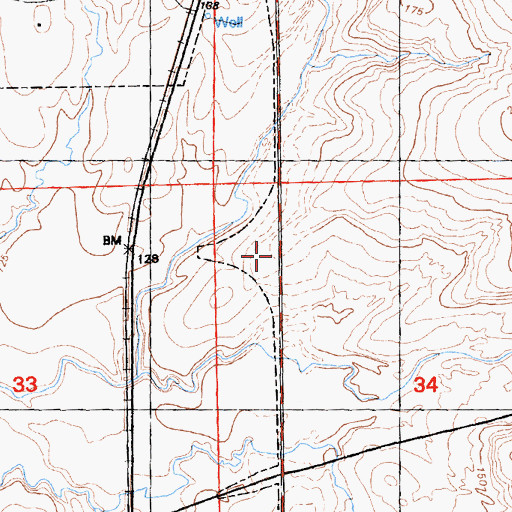 Topographic Map of Exit 313, CA