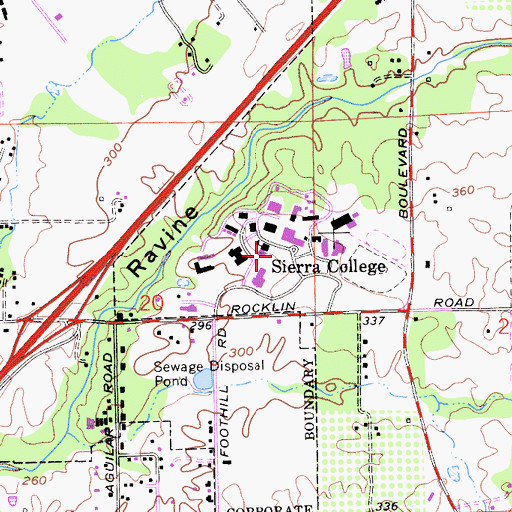 Topographic Map of Center For Sierra Nevada Studies, CA
