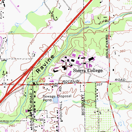 Topographic Map of Lee Hall, CA