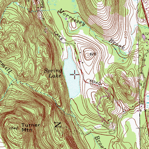 Topographic Map of Spring Lake, CT