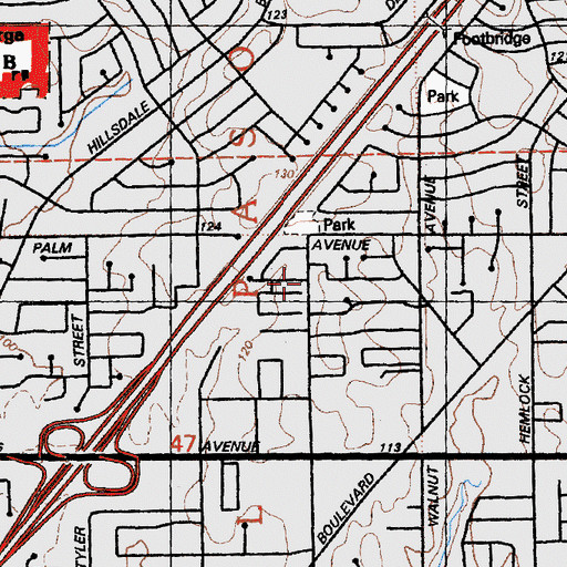 Topographic Map of Camp Kohler (historical), CA