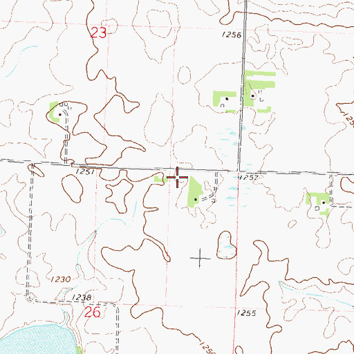 Topographic Map of School Number 48 (historical), MN