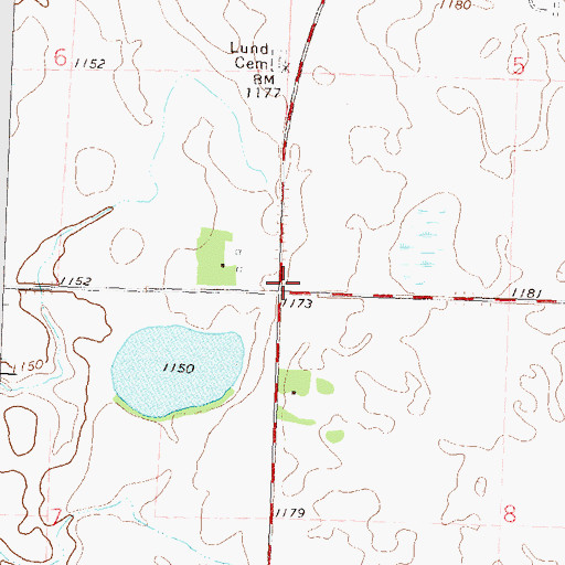 Topographic Map of School Number 25 (historical), MN