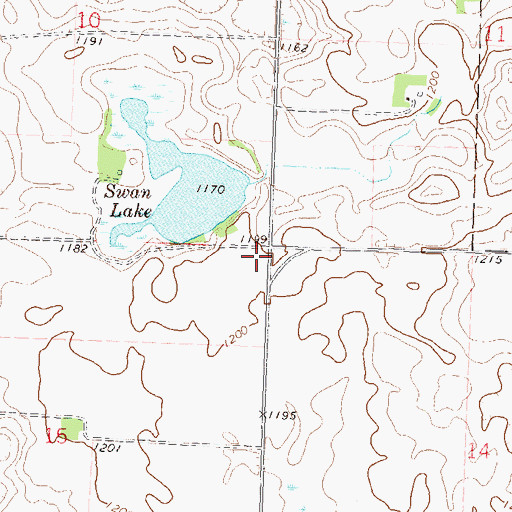 Topographic Map of School Number 53 (historical), MN