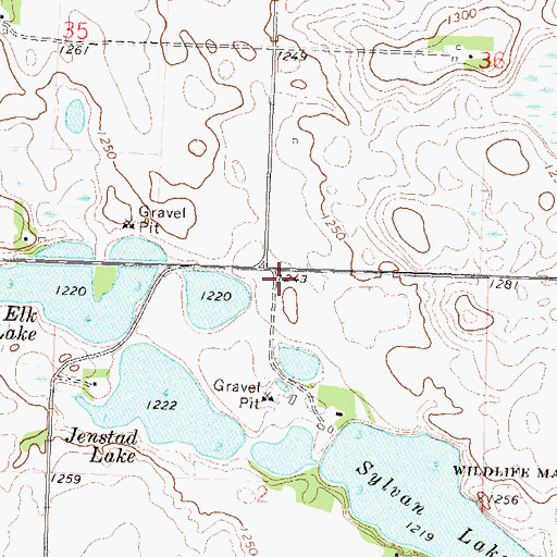 Topographic Map of School Number 47 (historical), MN