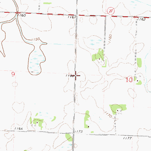 Topographic Map of School Number 20 (historical), MN