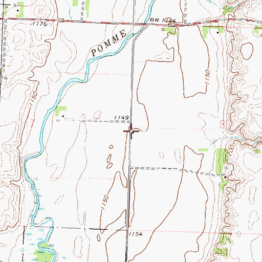 Topographic Map of School Number 49 (historical), MN