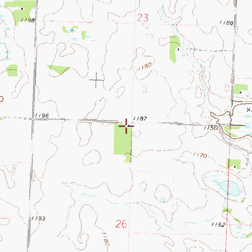 Topographic Map of School Number 16 (historical), MN