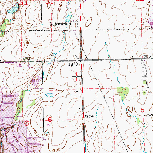 Topographic Map of Derby Fire and Rescue Department Station 2, KS