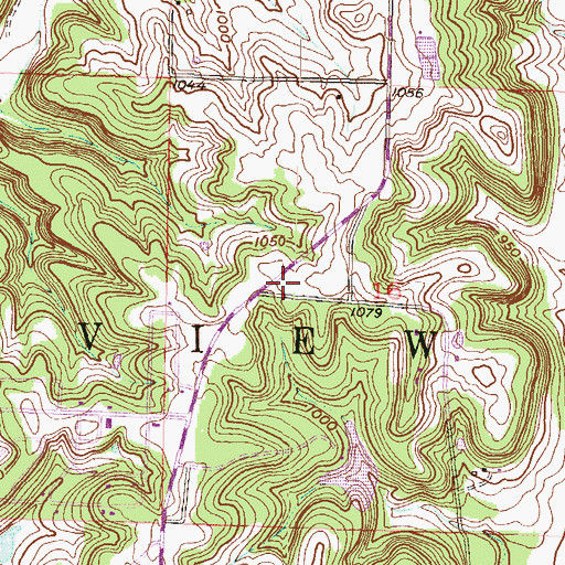 Topographic Map of Fairview Township Fire Department District 6, KS