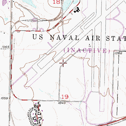 Topographic Map of Johnson County Fire District 1 Station 3, KS