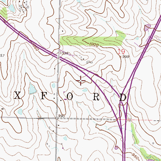 Topographic Map of Overland Park Fire Training Center, KS
