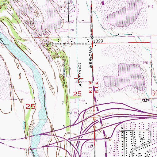 Topographic Map of Wichita Fire Department Station 13, KS