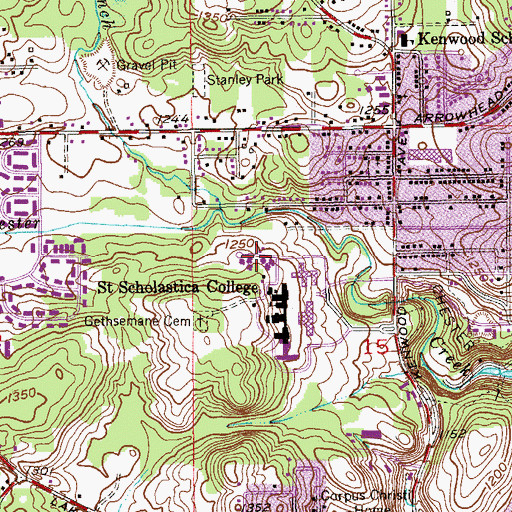 Topographic Map of Wellness Center, MN