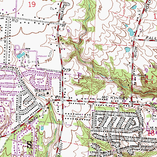 Topographic Map of Symmes Township Park, OH