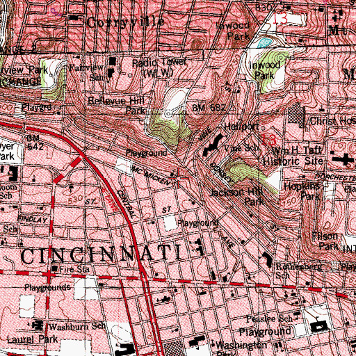 Topographic Map of Number 5 Engine House, OH