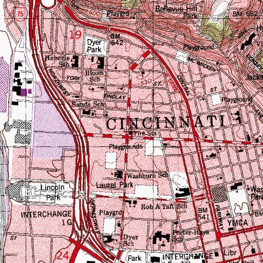 Topographic Map of Number 29 Engine House, OH