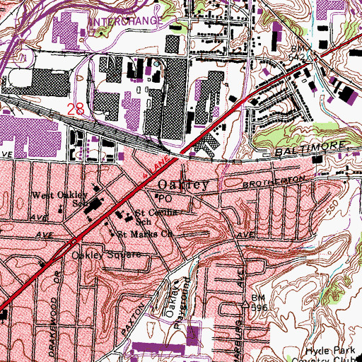 Topographic Map of Number 31 Engine Company, OH