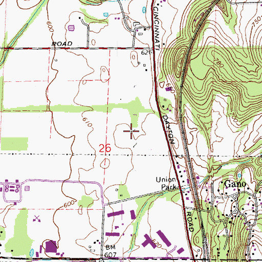 Topographic Map of Schumacher Commerce Park, OH