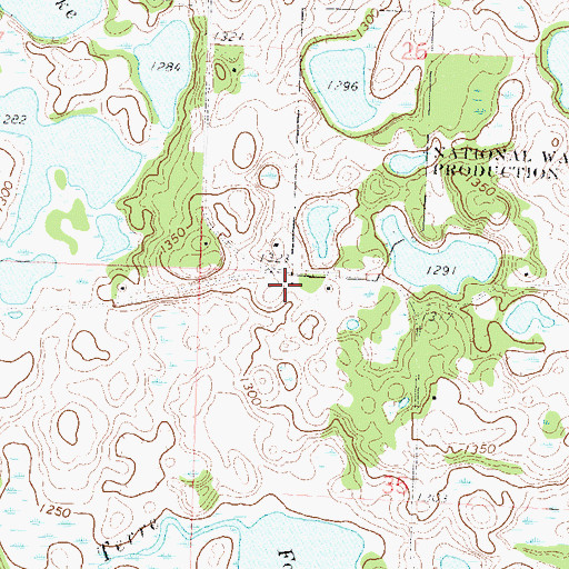 Topographic Map of School Number 19 (historical), MN