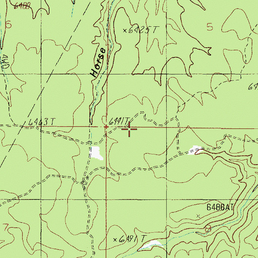 Topographic Map of Buckskin Mountain, AZ