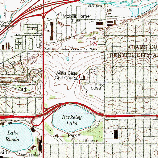 Topographic Map of El Jebel Shrine, CO
