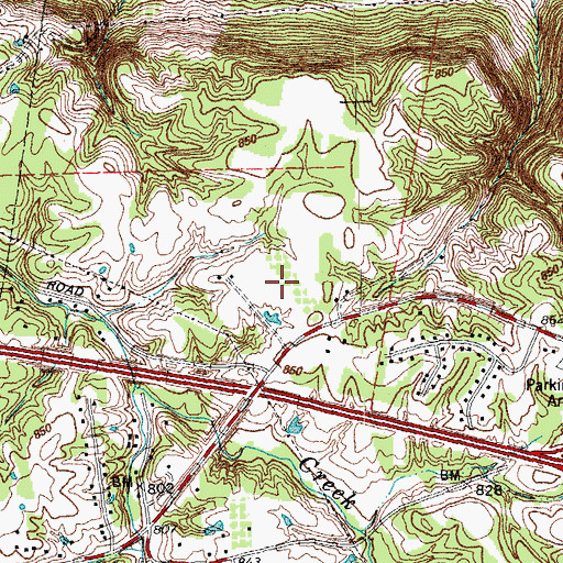 Topographic Map of Airpark International, KY