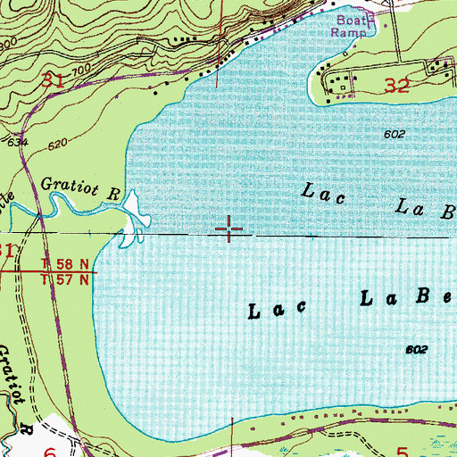 Topographic Map of Haven Park, MI